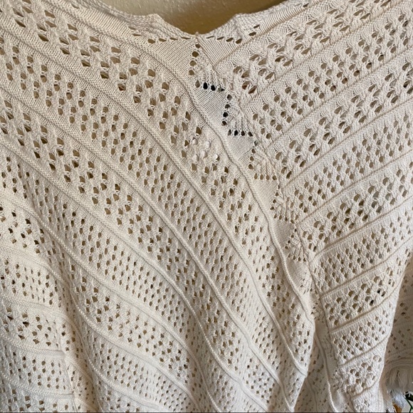 525 AMERICA knitted poncho sweater one size - Picture 10 of 10